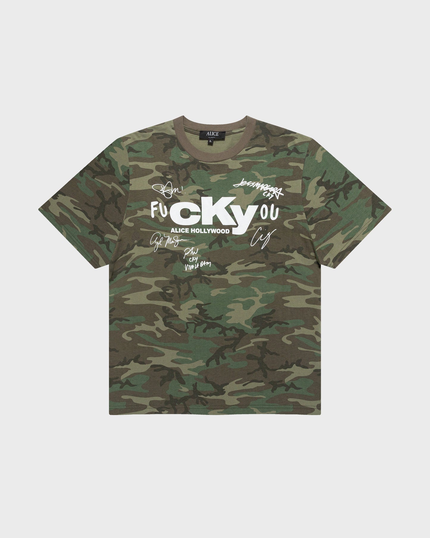 CKY AUTOGRAPH T-SHIRT (CAMO)